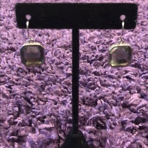 Chloe + Isabel Retro Glam Sq Cut Crystal Earrings